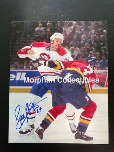 Scott Thornton- Autographed Photo - Montreal Canadiens 8X10