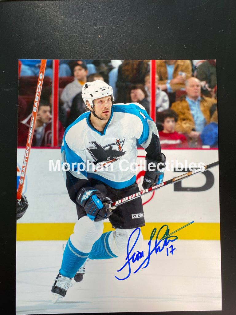 Scott Thornton- Autographed Photo - San Jose Sharks 8X10