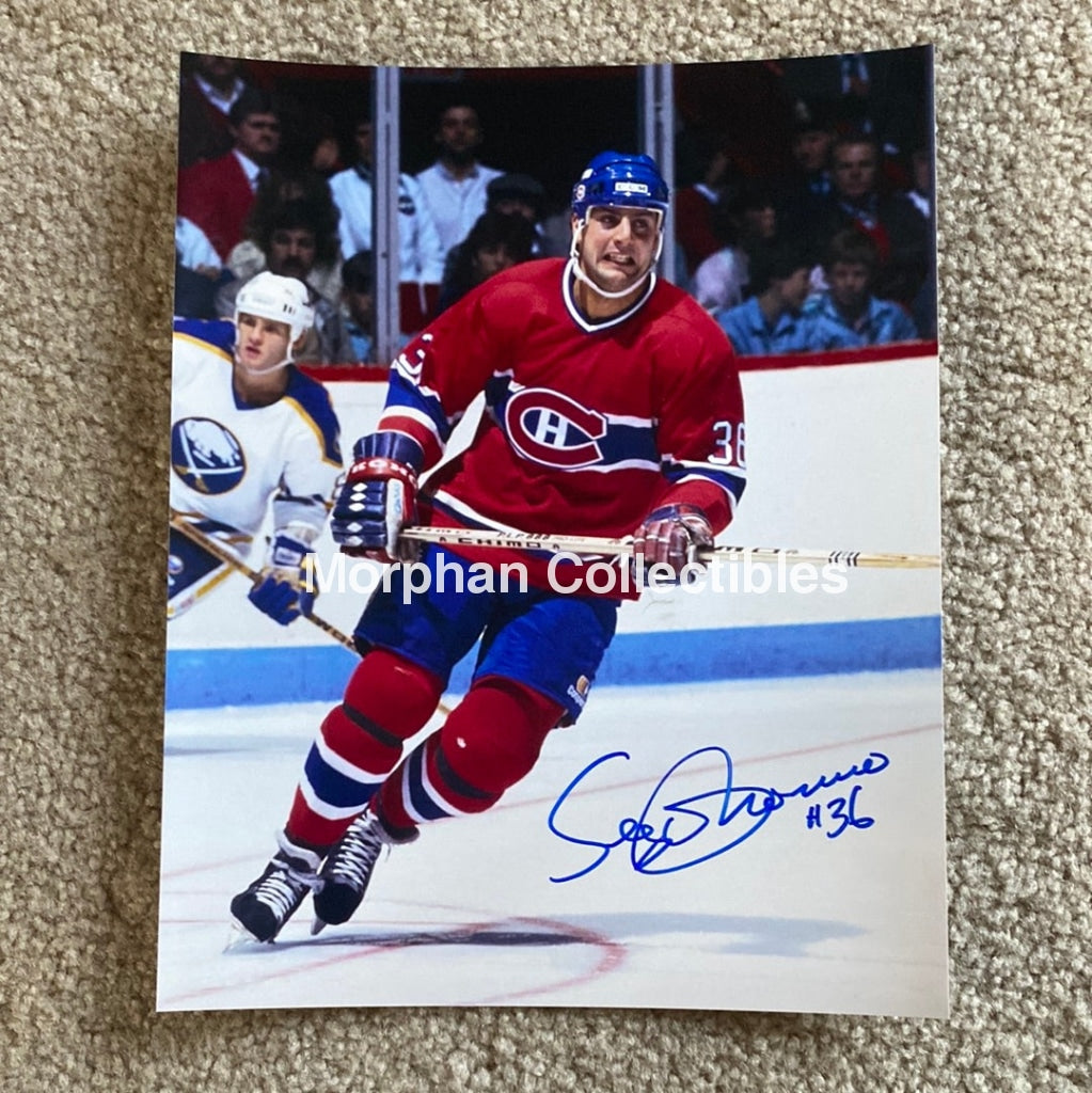 Sergio Momesso - Autographed 8X10 Photo Montreal Canadiens