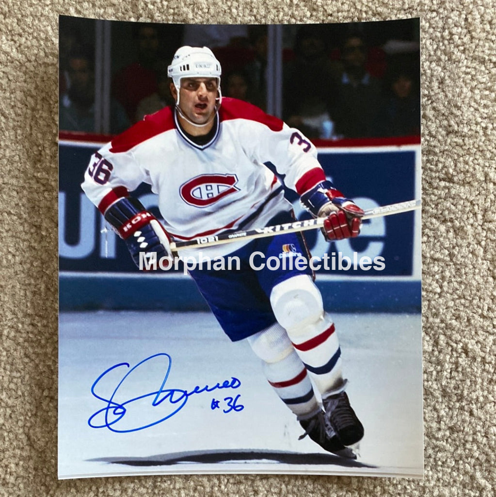 Sergio Momesso - Autographed 8X10 Photo Montreal Canadiens