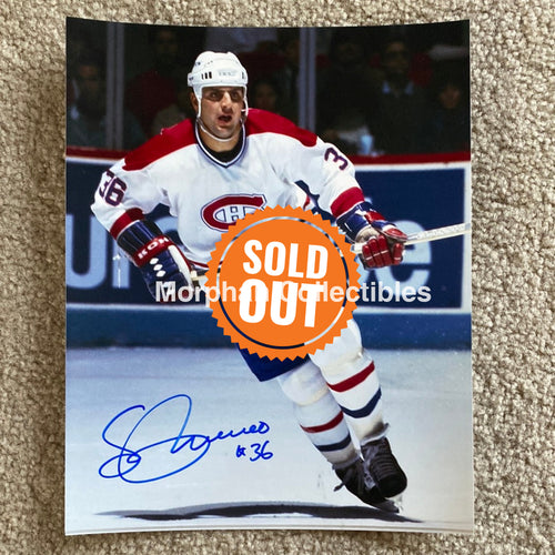 Sergio Momesso - Autographed 8X10 Photo Montreal Canadiens