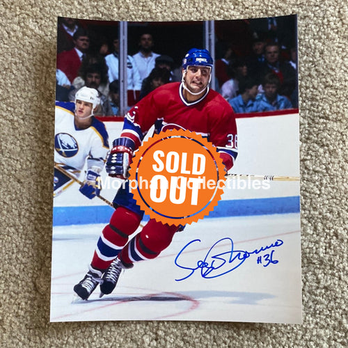 Sergio Momesso - Autographed 8X10 Photo Montreal Canadiens