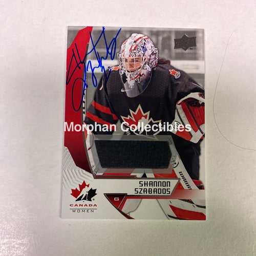 Shannon Szabados - Autographed Card Team Canada