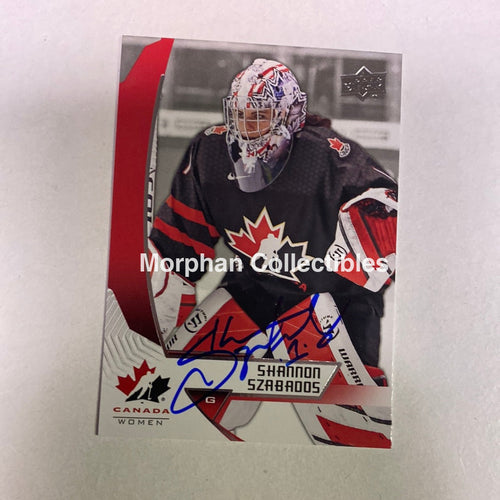 Shannon Szabados - Autographed Card Team Canada