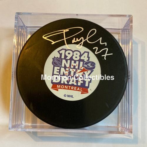 Shayne Corson - Autographed 1984 Nhl Draft Puck