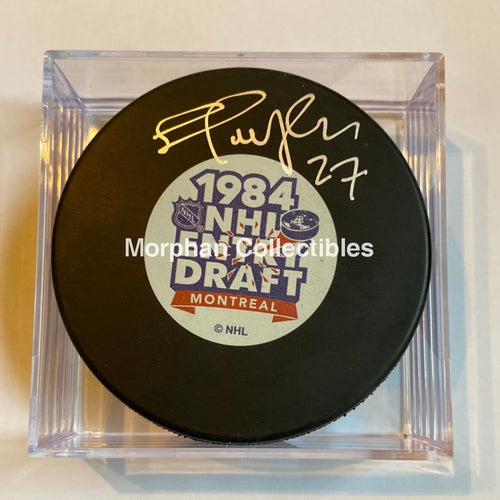 Shayne Corson - Autographed 1984 Nhl Draft Puck