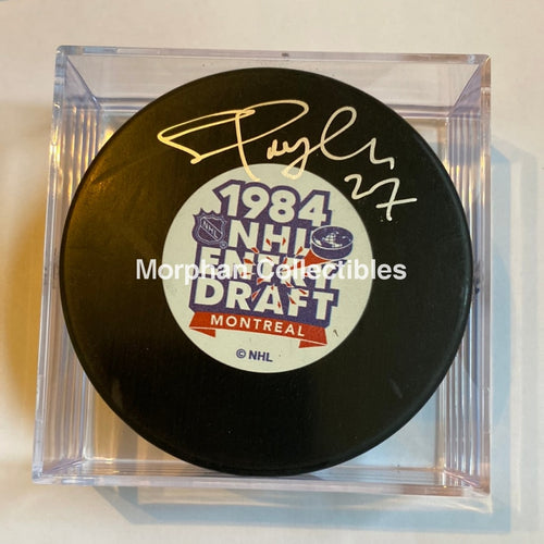 Shayne Corson - Autographed 1984 Nhl Draft Puck