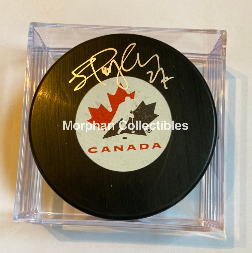 Shayne Corson - Autographed Canada Puck