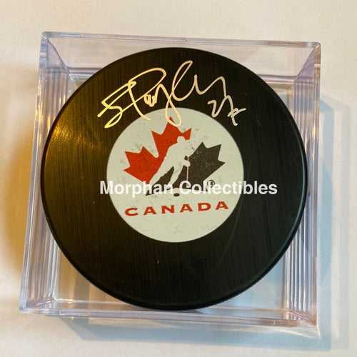 Shayne Corson - Autographed Canada Puck