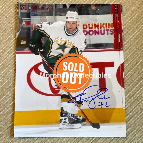Shayne Corson - Autographed Dallas Stars 8X10 Photo