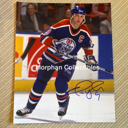 Shayne Corson - Autographed Edmonton Oilers 8X10 Photo