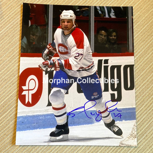 Shayne Corson - Autographed Montreal Canadiens 8X10 Photo