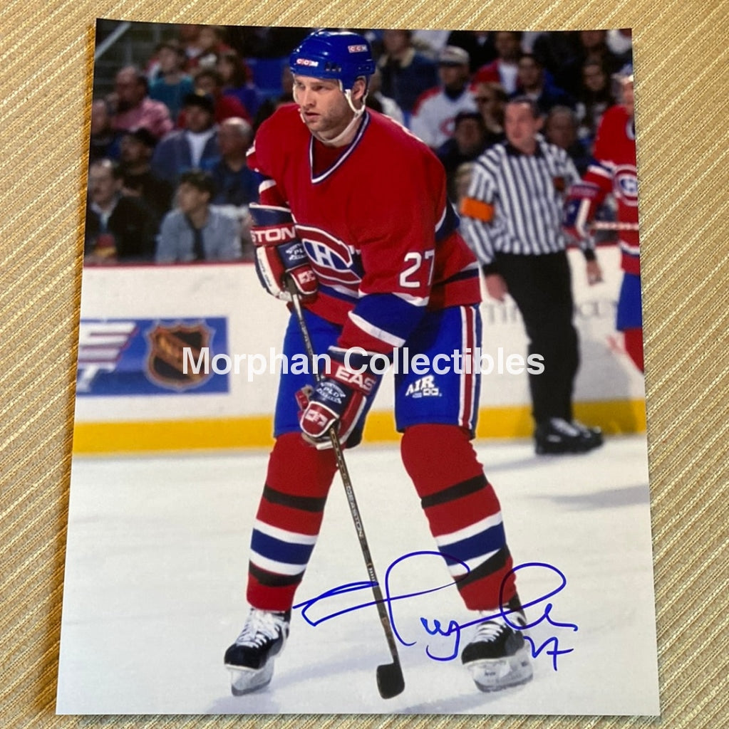 Shayne Corson - Autographed Montreal Canadiens 8X10 Photo