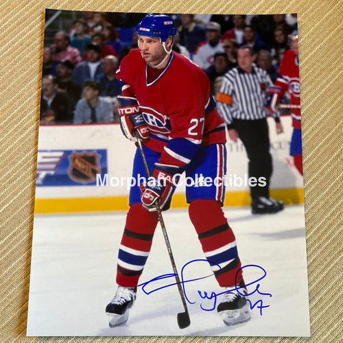 Shayne Corson - Autographed Montreal Canadiens 8X10 Photo