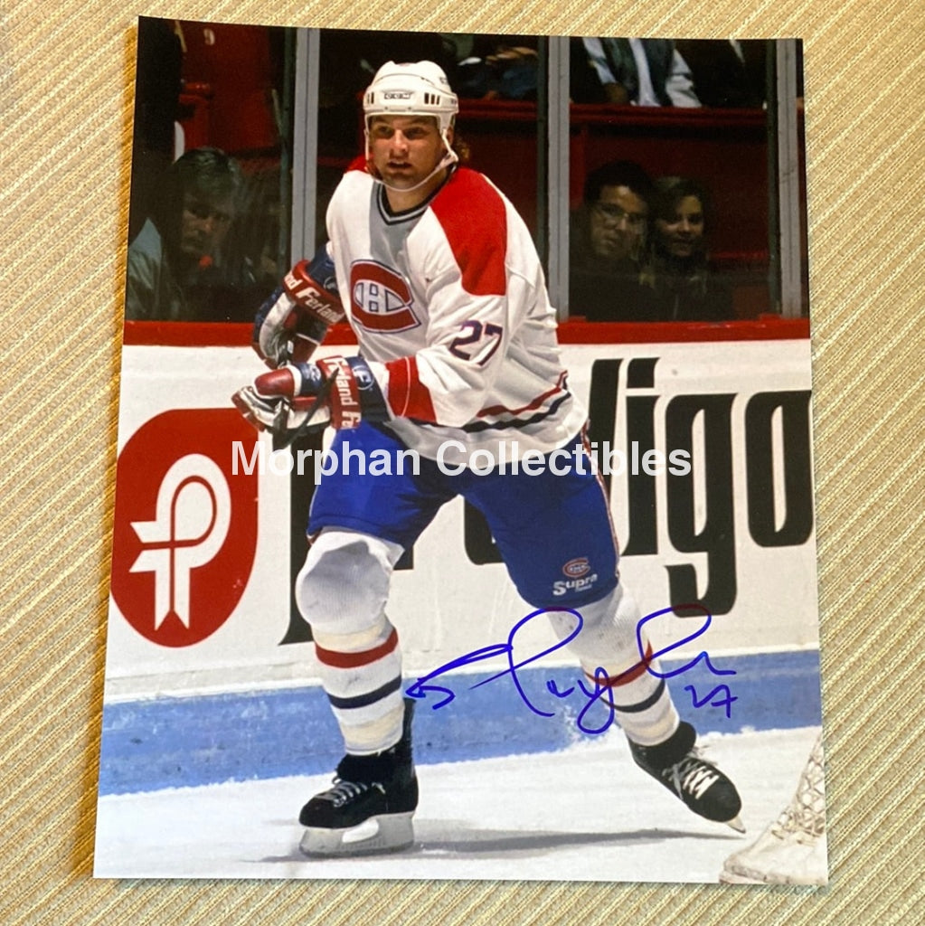 Shayne Corson - Autographed Montreal Canadiens 8X10 Photo