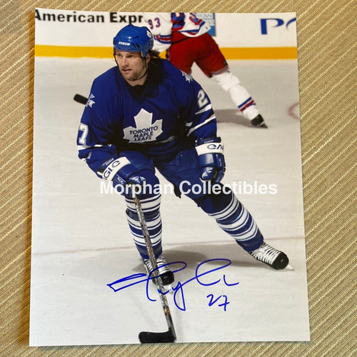 Shayne Corson - Autographed Toronto Maple Leafs 8X10 Photo