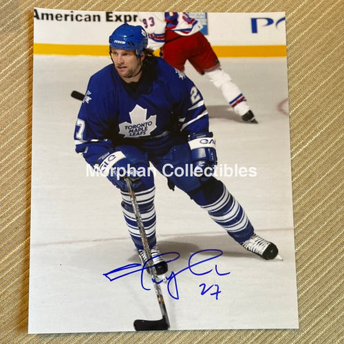 Shayne Corson - Autographed Toronto Maple Leafs 8X10 Photo