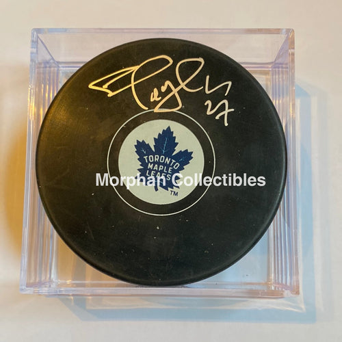 Shayne Corson - Autographed Toronto Maple Leafs Puck