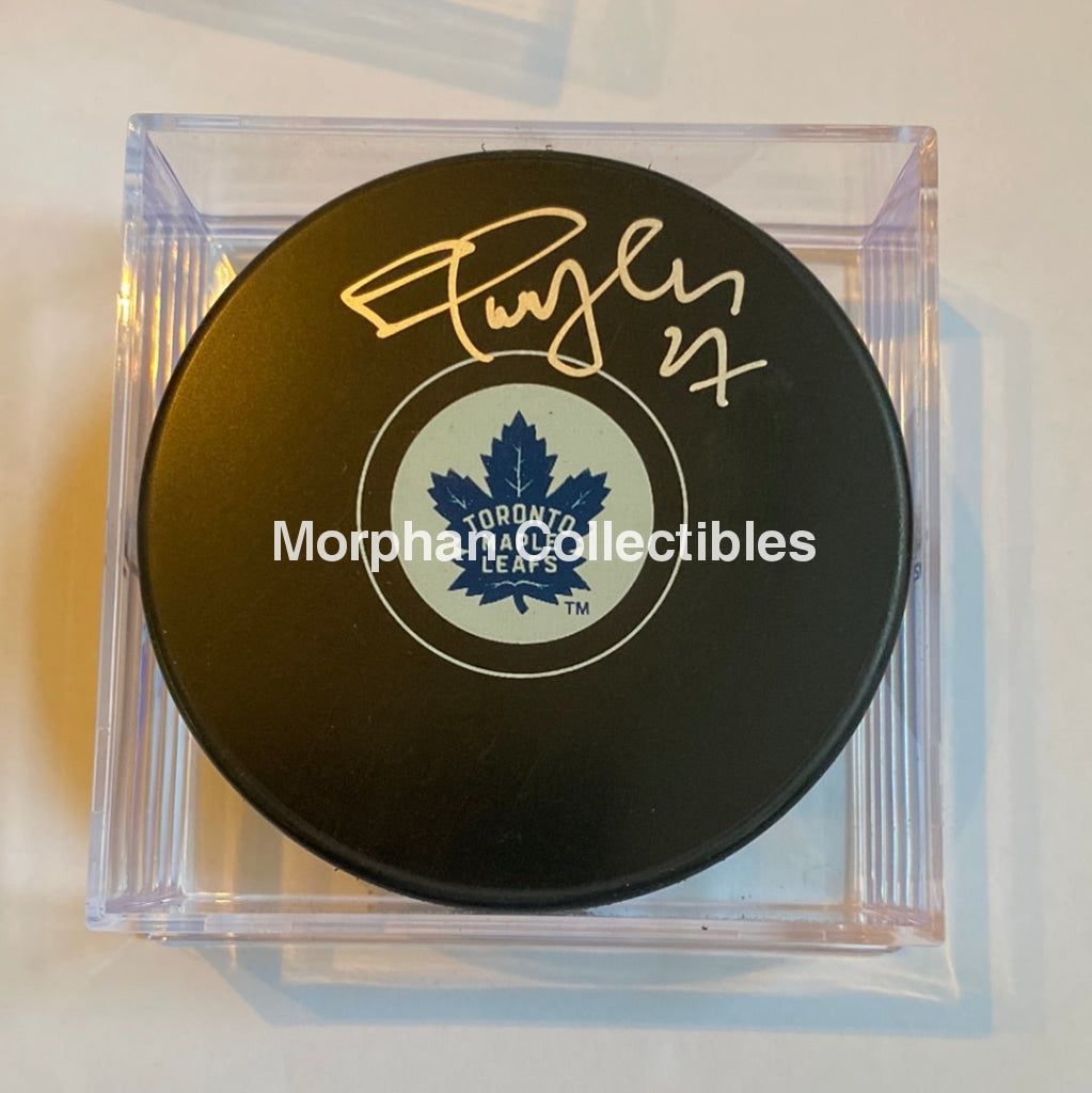 Shayne Corson - Autographed Toronto Maple Leafs Puck