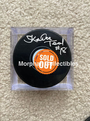 Skeeter Teal - Autographed Puck New York Islanders