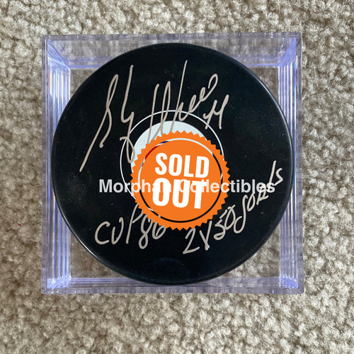 Stefan Richer - Autographed Puck Montreal Canadiens #2