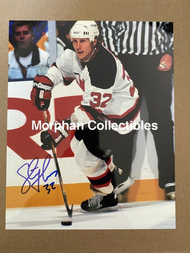 Steve Thomas - Autographed 8X10 Photo New Jersey Devils