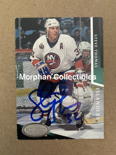 Steve Thomas - Autographed Card 1993-94 Parkhurst