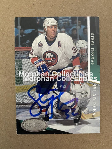 Steve Thomas - Autographed Card 1993-94 Parkhurst