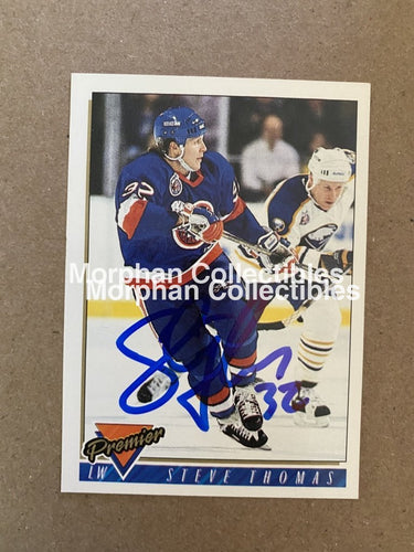 Steve Thomas - Autographed Card 1993-94 Premier