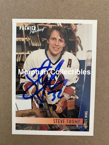 Steve Thomas - Autographed Card 1994-95 Premier