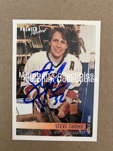 Steve Thomas - Autographed Card 1994-95 Premier
