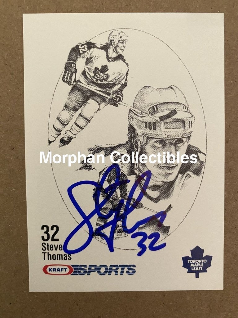 Steve Thomas - Autographed Card Kraft