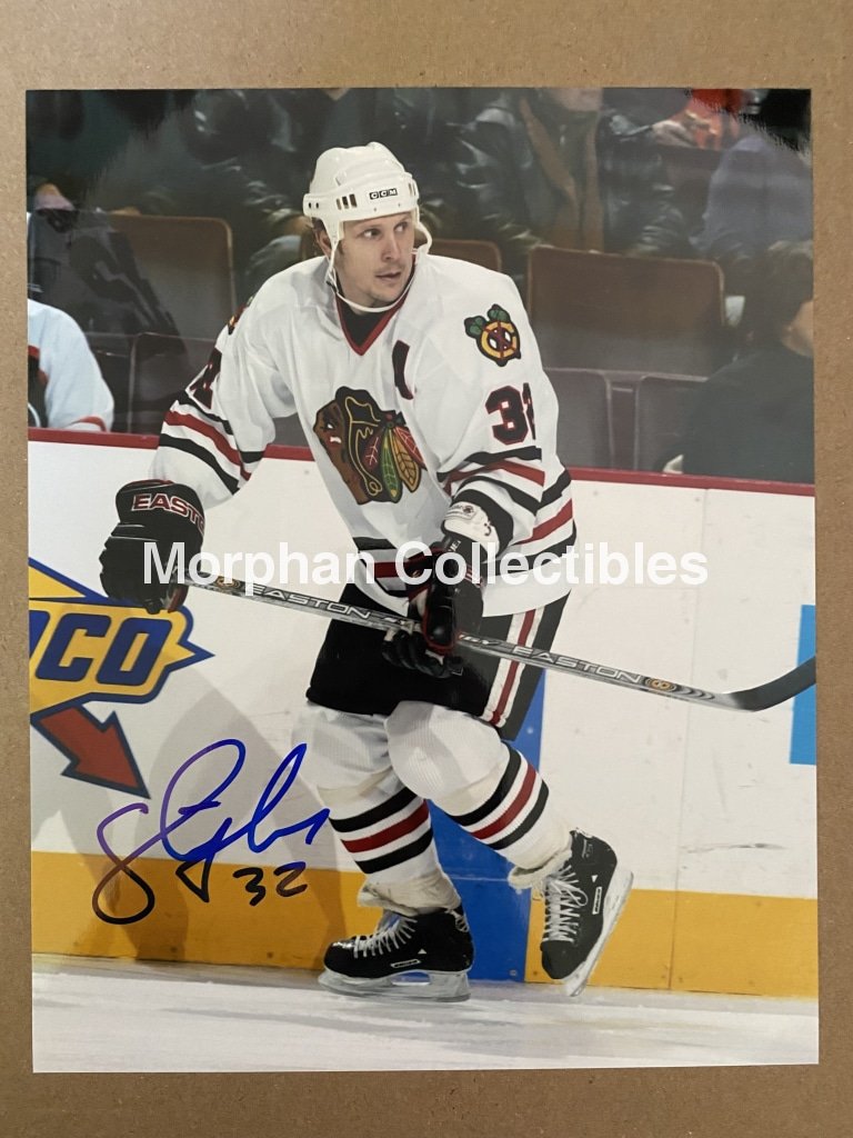 Steve Thomas - Autographed Photos Chicago Blackhawks #1 Photo