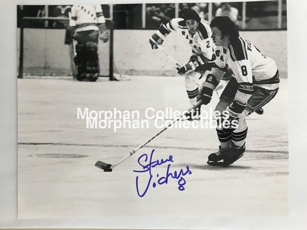 Steve Vickers - Autographed 8X10 Photos Black And White Photo