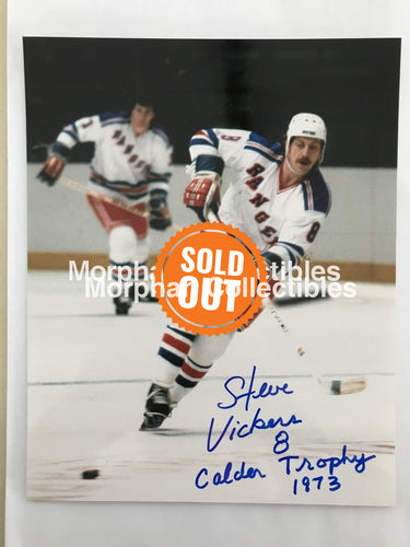 Steve Vickers - Autographed 8X10 Photos With Inscription Photo