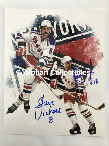 Charitybuzz: New York Rangers Jersey Signed by Steve Vickers