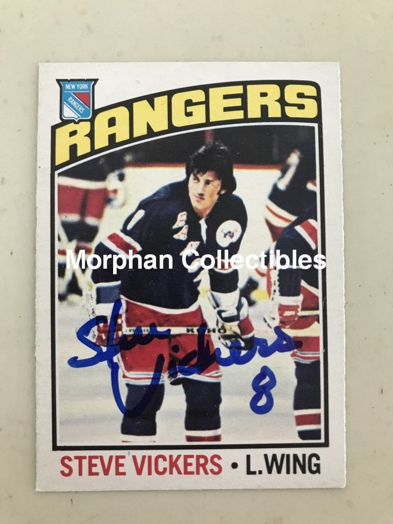 Steve Vickers - Autographed Card Opc 1976-77 #1