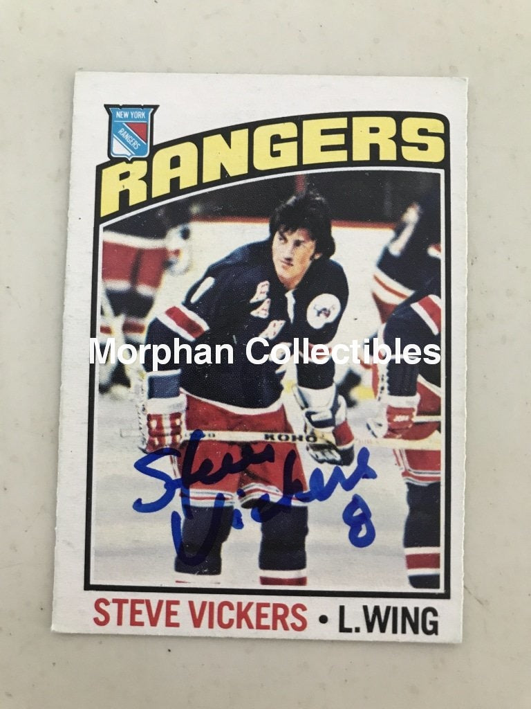 Steve Vickers - Autographed Card Opc 1976-77 #3