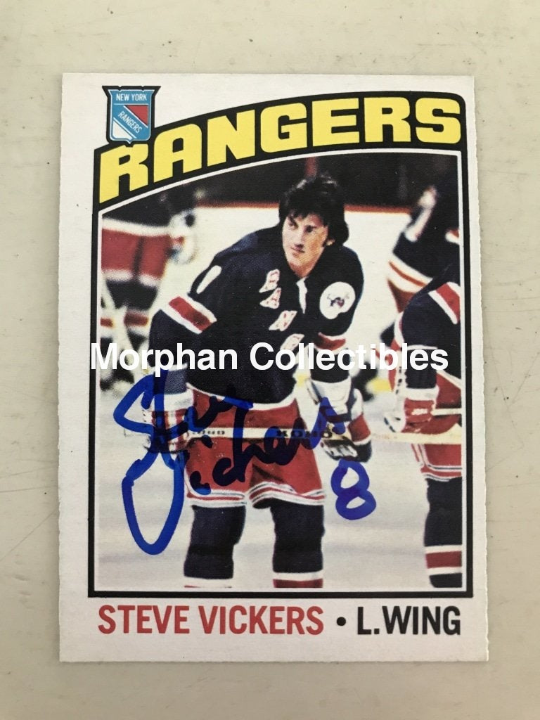 Steve Vickers - Autographed Card Opc 1976-77 #4