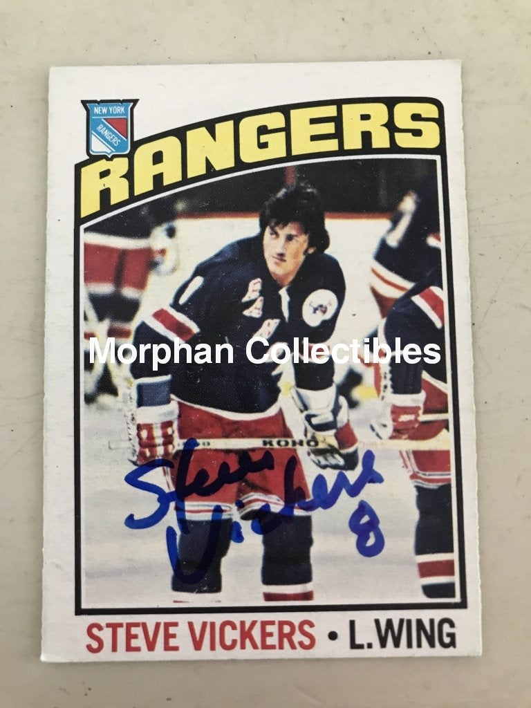 Steve Vickers - Autographed Card Opc 1976-77 #5