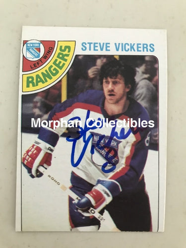 Steve Vickers - Autographed Card Opc 1978-79 #2