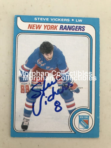 Steve Vickers - Autographed Card Opc 1979-80 #1