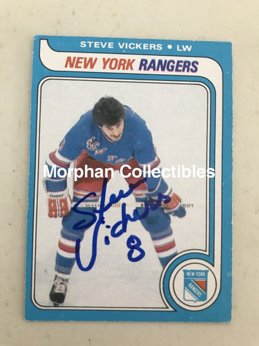 Steve Vickers - Autographed Card Opc 1979-80 #1