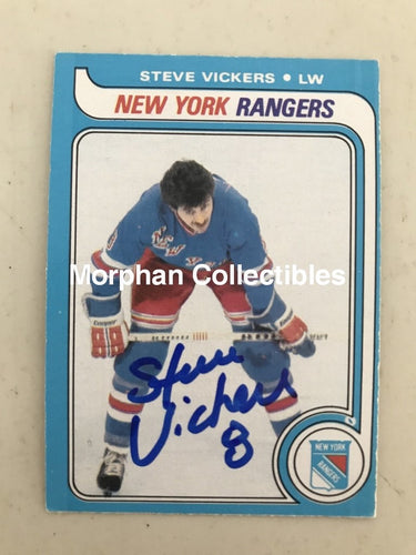 Steve Vickers - Autographed Card Opc 1979-80 #10