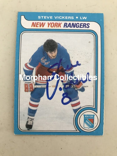 Steve Vickers - Autographed Card Opc 1979-80 #11