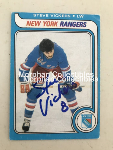 Steve Vickers - Autographed Card Opc 1979-80 #4