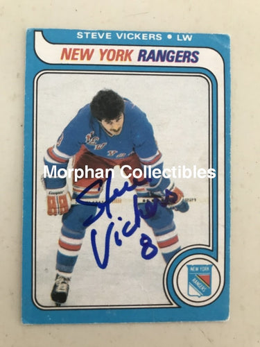 Steve Vickers - Autographed Card Opc 1979-80 #4