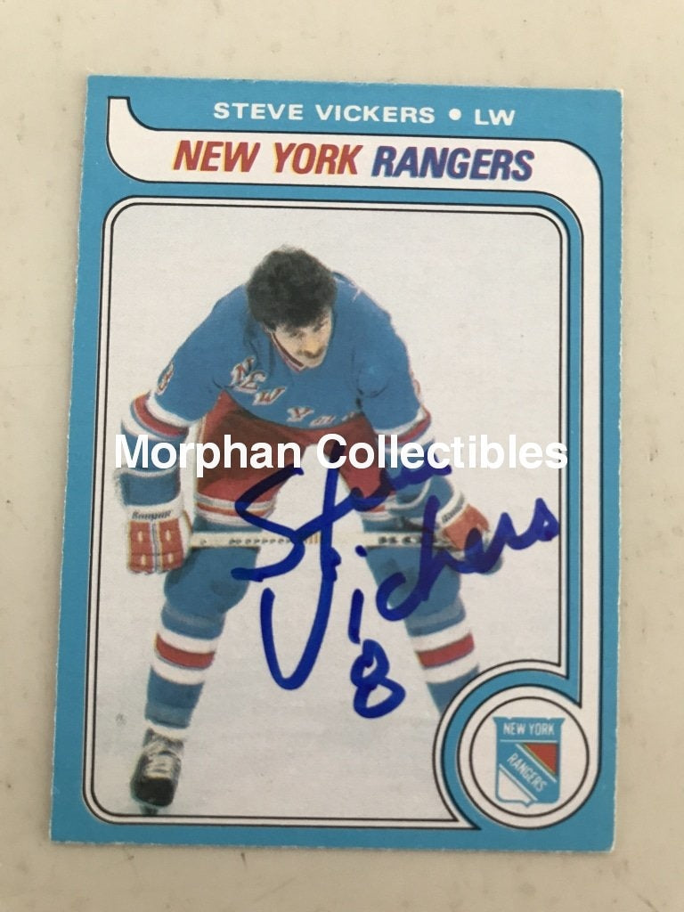 Steve Vickers - Autographed Card Opc 1979-80 #5