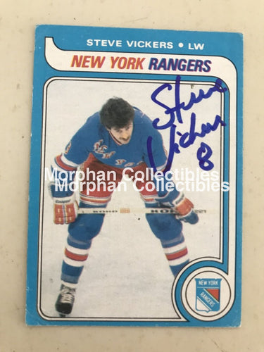 Steve Vickers - Autographed Card Opc 1979-80 #7