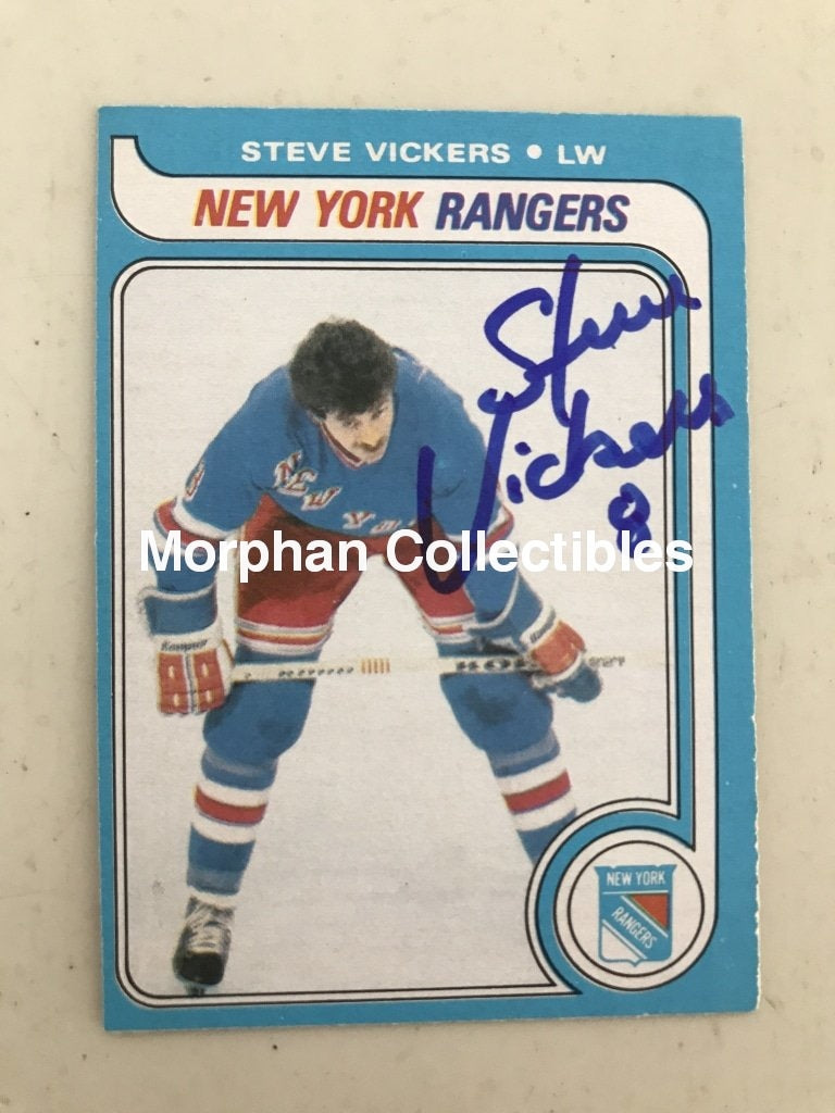 Steve Vickers - Autographed Card Opc 1979-80 #8